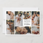 Boho Minimalistisch Weihnachten 7 Foto Collage Hol (Vorderseite)