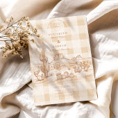 Boho Minimalistisch Western Wüste Wedding Einladung