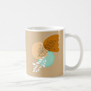 BOHO MINIMALISTISCHE BLÄTTER KAFFEETASSE