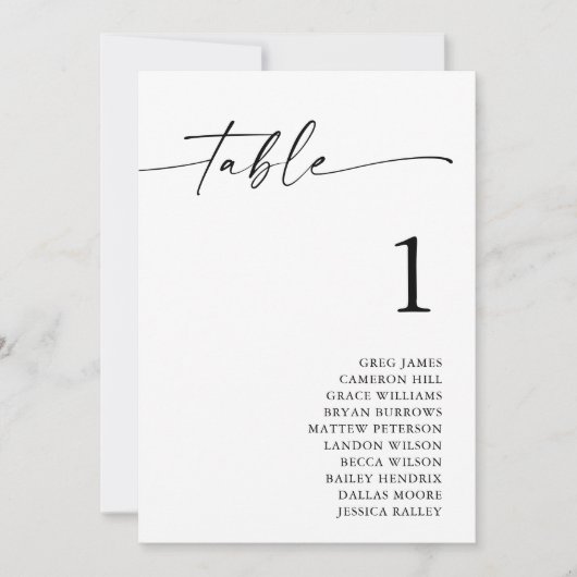 Boho Minimalistische Seekarten Ankündigung (Vorderseite)