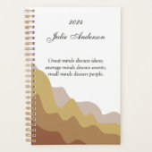 Boho minimalistischer Planer (Vorderseite)