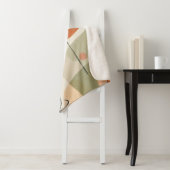 Boho-Minimalistischer Terrakotta-Vase-Blumenillust Sherpadecke (Beispiel)