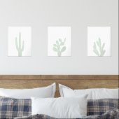 Boho Mint Green Cactus Southwestern Kinderzimmer Bilderwand Sets (Schlafzimmer)