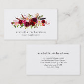 Boho mit Blumen Visitenkarte (Vorne/Hinten)