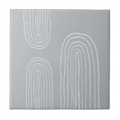 Boho Mitte Jahrhundert Chic Rainbow Fliese (Vorderseite)