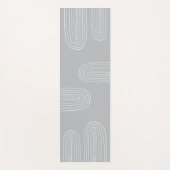 Boho Mitte Jahrhundert Chic Rainbow Yogamatte (Vorderseite)