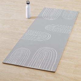 Boho Mitte Jahrhundert Chic Rainbow Yogamatte