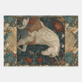 Boho Mittelalterliches Einhorn Illuminiert Geschenkpapier Set (Vorderseite)