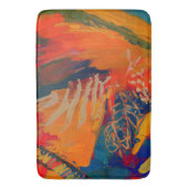 Boho Modern Abstrakt Artwork Badematte (Vorderseite Vertikal)