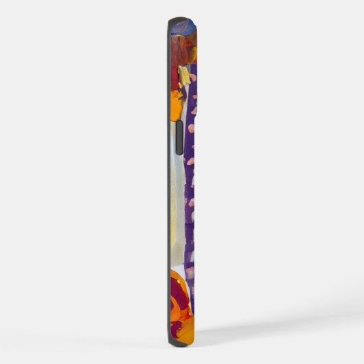 Boho Modern Abstrakt Artwork iPhone Hülle (Rechte Seite)