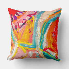 Boho Modern Abstrakt Artwork Kissen