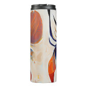Boho Modern Abstrakt Artwork Thermosbecher (Rückseite)