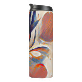 Boho Modern Abstrakt Artwork Thermosbecher (Nach rechts gedreht)