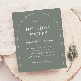 Boho Modern Arch Weihnachtsfeier