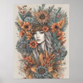 Boho Modern Art Poster (Vorne)