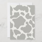 Boho Modern Boys First Rodeo 1. Geburtstag Einladung (Rückseite)