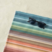 Boho Modern Chic Streifen  Strandtuch (Beispiel)