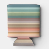 Boho Modern Chic Stripes Dosenkühler (Rückseite)