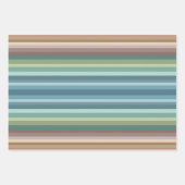 Boho Modern Chic Stripes Geschenkpapier Set (Vorderseite 3)