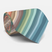 Boho Modern Chic Stripes Krawatte (Gerollt)