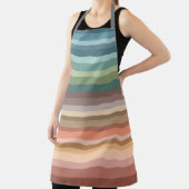 Boho Modern Chic Stripes Schürze (InSitu)