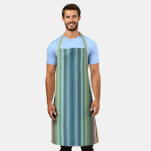 Boho Modern Chic Stripes Schürze (Getragen)