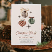 Boho Modern Christmas Party Invitation Einladung