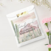 Boho Modern Desert Nature Cactus Baby Shower Geschenktütchen (Versiegelt)