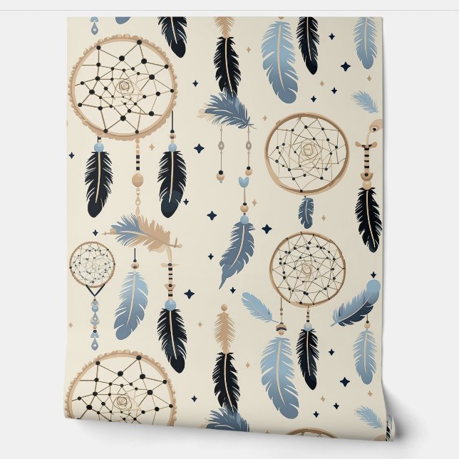 Boho Modern Dreamcatcher Tapete (Abrollen)