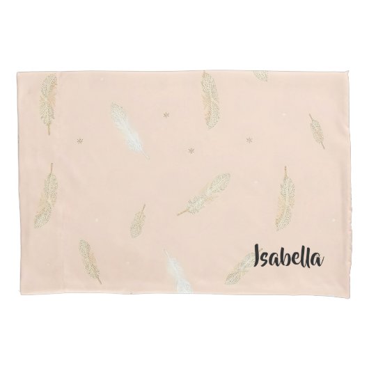 Boho Modern Feathers Luxury Collection Kissenbezug (Vorderseite)