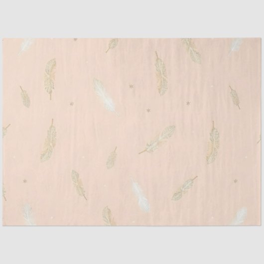 Boho Modern Feathers Luxury Collection Seidenpapier (Vorderseite)