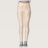 Boho Modern Federn Luxus-Kollektion Leggings (Vorderseite)