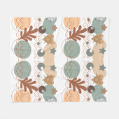 Boho modern geometric wallpaper fleecedecke (Vorderseite (Horizontal))