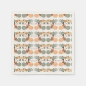 Boho modern geometric wallpaper serviette (Vorderseite)