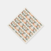 Boho modern geometric wallpaper serviette (Ecke)