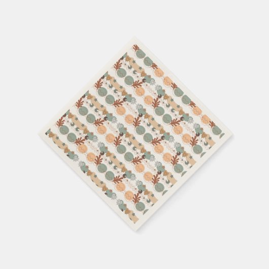 Boho modern geometric wallpaper serviette (Ecke)