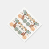 Boho modern geometric wallpaper serviette (Ecke)