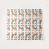 Boho modern geometric wallpaper wandteppich (Vorderseite (Horizontal))