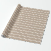 Boho Modern Geschlechtsneutrale Gestreifte Einfach Geschenkpapier (Ungerollt)