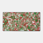 Boho Modern Groovy Christmas Geometric Pattern Schreibtischunterlage (Vorderseite)