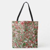 Boho Modern Groovy Christmas Geometric Pattern Tasche (Vorderseite)