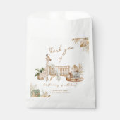 Boho Modern Heart Gender Neutral Baby Shower Geschenktütchen (Vorderseite)