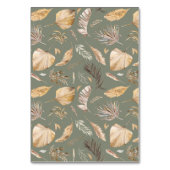 Boho Modern Heart Gender Neutral Baby Shower Tischnummer (Rückseite)