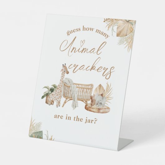 Boho Modern Heart Schriftart Baby Shooting Guess G Sockelschild (Vorderseite)