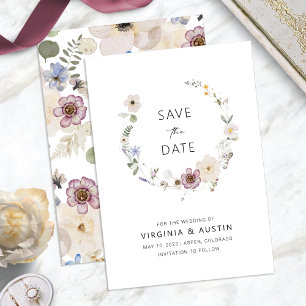 Boho Modern Hochzeitseinladung Einladung