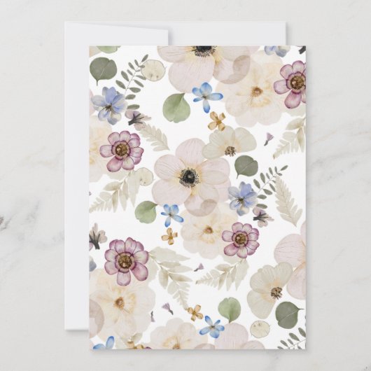 Boho Modern Save the Date (Rückseite)