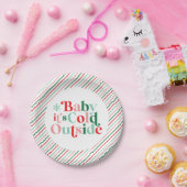 Boho Modern Schriftart Baby Es ist kalt draußen We Pappteller (Party)