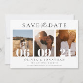 Boho Modern Wedding Minimal Foto Save The Date (Vorderseite)