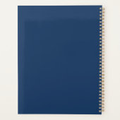 Boho Moderne Abstrakte botanische Kunst Planer (Rückseite)