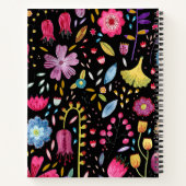 Boho Moderne Aquarellfarben Gedeckter Text Rezept Notizblock (Rückseite)